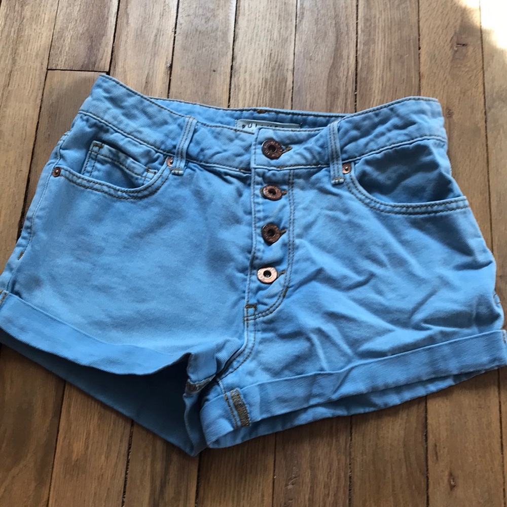 denim shorts